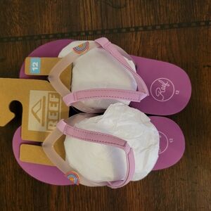 Reef Kids Pink Flip Flops